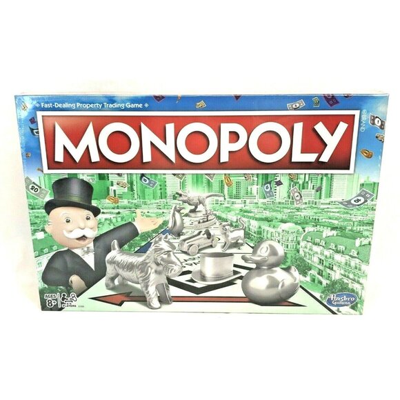 Monopoly Board Game Classic Edition Sealed New Ages 8+ Family & Party Game By Ha - Picture 2 of 6
